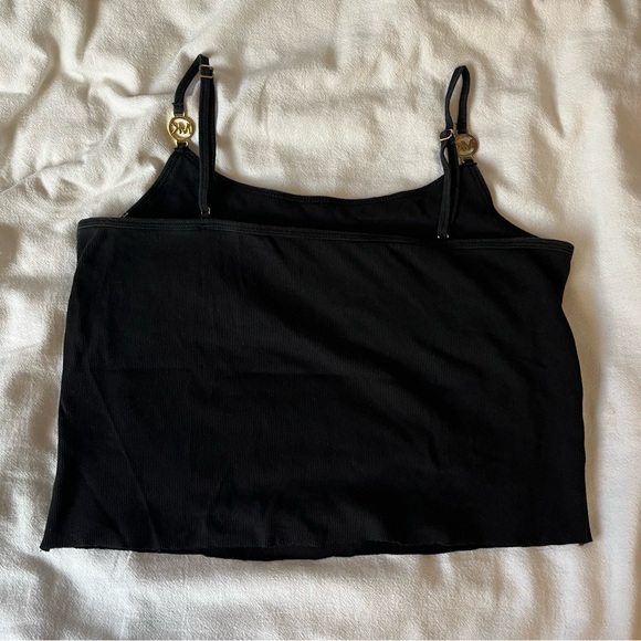 Micheal Kors Raw Trim Cropped Tank - Picture 3 of 3